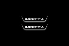 Led door sills Subaru Impreza IV 2011-2016 (rear doors)