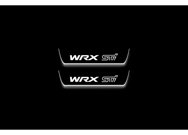 Led door sills Subaru WRX STI V 2016+ with logo WRX STI (rear doors) Led door sills Subaru WRX STI V 2016+ with logo WRX STI (rear doors)