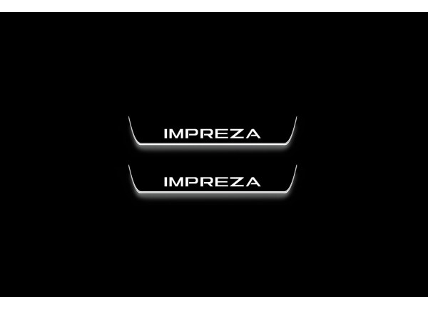 Led door sills Subaru Impreza VI 2022+ (rear doors) Led door sills Subaru Impreza VI 2022+ (rear doors)