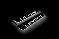 Led door sills Subaru Levorg I 2014-2020 (rear doors)