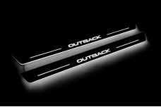 Led door sills Subaru Outback VI 2019+ (front doors)