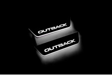 Led door sills Subaru Outback VI 2019+ (rear doors)