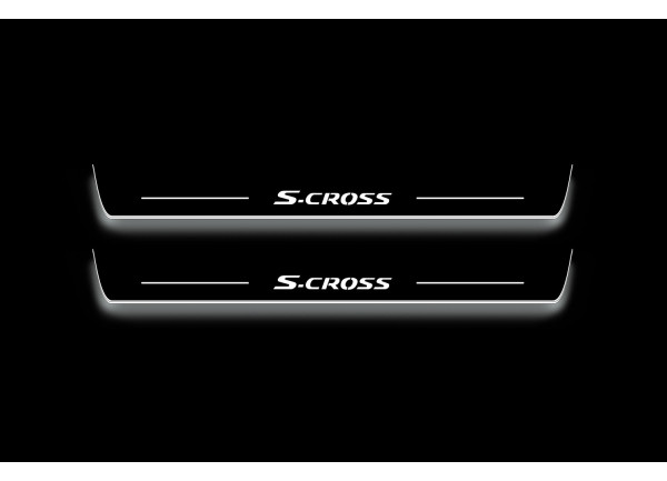 Led door sills Suzuki S-Cross II 2013+ (front doors) Led door sills Suzuki S-Cross II 2013+ (front doors)