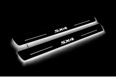 Led door sills Suzuki SX4 II 2013-2021 (front doors)