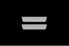 Led door sills Tesla Model 3 2017+ (rear doors)