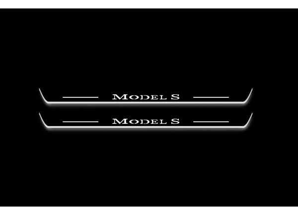 Led door sills Tesla Model S 2012+ (front doors)