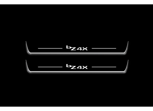Led door sills Toyota bZ4X 2022+ (front doors) Led door sills Toyota bZ4X 2022+ (front doors)