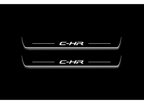 Led door sills Toyota C-HR I 2016-2023 (front doors) Led door sills Toyota C-HR I 2016-2023 (front doors)