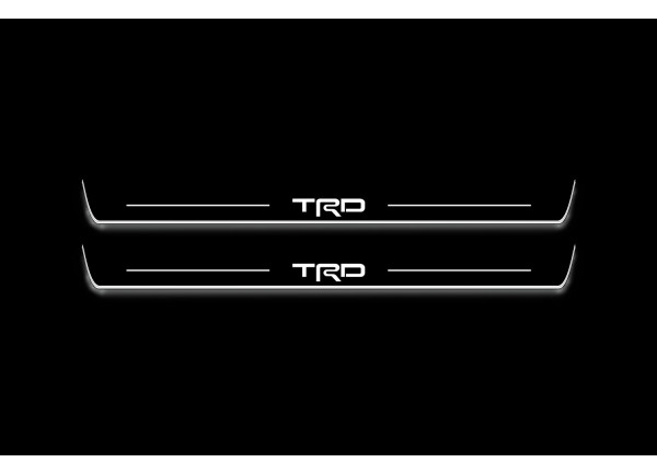Led door sills Toyota GR86 2021+ with logo TRD Led door sills Toyota GR86 2021+ with logo TRD