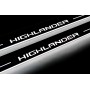 Led door sills Toyota Highlander IV 2019+ (front doors) Led door sills Toyota Highlander IV 2019+ (front doors)
