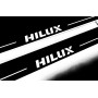 Led door sills Toyota Hilux VIII 2015-2025 (front doors) Led door sills Toyota Hilux VIII 2015-2025 (front doors)
