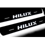 Led door sills Toyota Hilux VIII 2015-2025 (rear doors) Led door sills Toyota Hilux VIII 2015-2025 (rear doors)