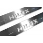 Led door sills Toyota Hilux VIII 2015-2025 (rear doors) Led door sills Toyota Hilux VIII 2015-2025 (rear doors)