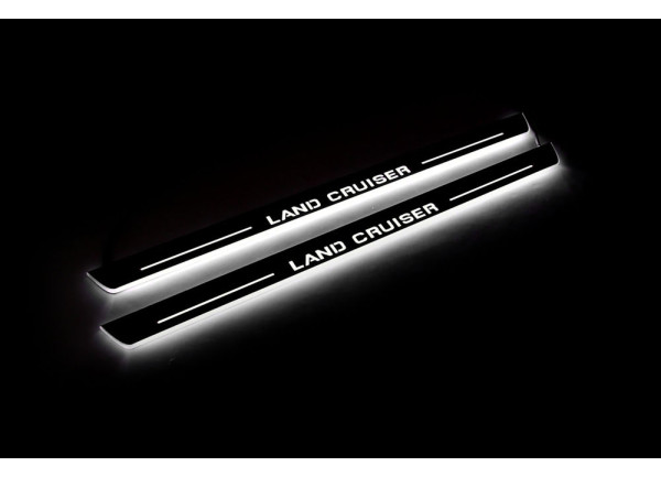 Led door sills Toyota LC 200 2007-2021 (front doors) Led door sills Toyota LC 200 2007-2021 (front doors)