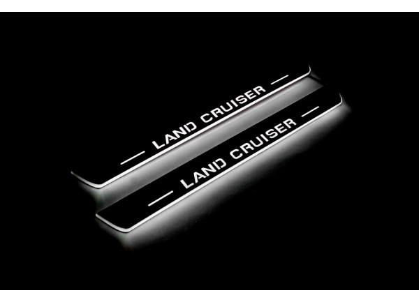 Led door sills Toyota LC 200 2007-2021 (rear doors) Led door sills Toyota LC 200 2007-2021 (rear doors)