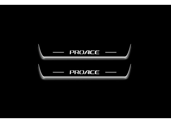 Led door sills Toyota ProAce II 2016+ (front doors) Led door sills Toyota ProAce II 2016+ (front doors)
