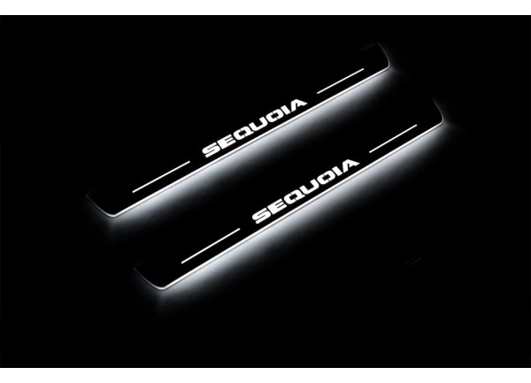 Led door sills Toyota Sequoia II 2008-2022 (rear doors) Led door sills Toyota Sequoia II 2008-2022 (rear doors)