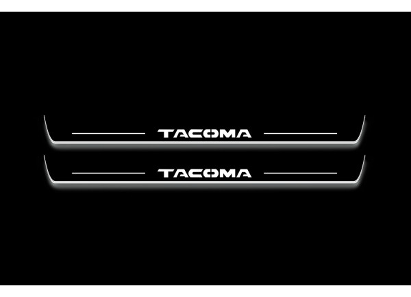 Led door sills Toyota Tacoma II 2005-2016 (front doors) Led door sills Toyota Tacoma II 2005-2016 (front doors)