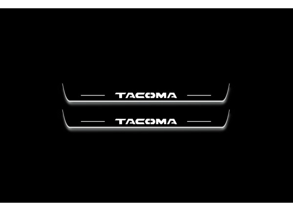 Led door sills Toyota Tacoma II 2005-2016 (rear doors) Led door sills Toyota Tacoma II 2005-2016 (rear doors)