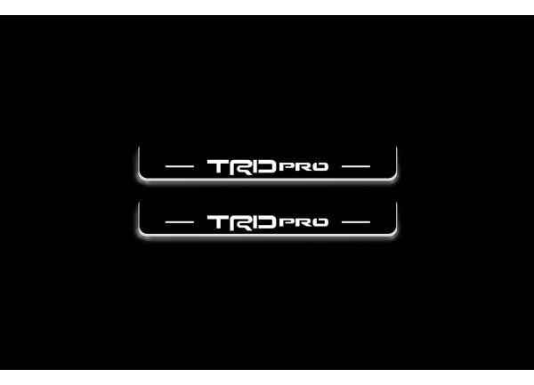 Led door sills Toyota Tacoma IV 2024+ with logo TRDpro (rear doors) Led door sills Toyota Tacoma IV 2024+ with logo TRDpro (rear doors)