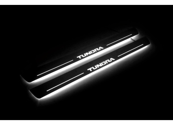 Led door sills Toyota Tundra II 2007-2013 (front doors) Led door sills Toyota Tundra II 2007-2013 (front doors)