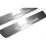 Led door sills Toyota Tundra II 2007-2013 (rear doors) (DOUBLE CAB) Led door sills Toyota Tundra II 2007-2013 (rear doors) (DOUBLE CAB)