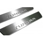 Led door sills Toyota Tundra III 2014-2021 (rear doors) with logo Tundra (Double Cab) Led door sills Toyota Tundra III 2014-2021 (rear doors) with logo Tundra (Double Cab)
