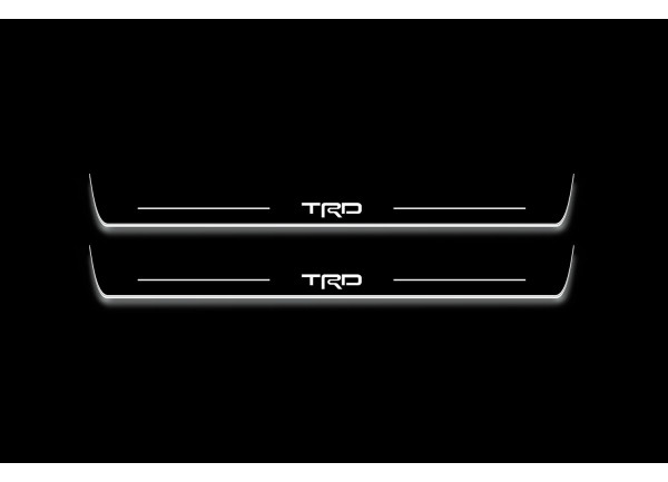 Led door sills Toyota Camry V50 2012-2018 with logo TRD (front doors) Led door sills Toyota Camry V50 2012-2018 with logo TRD (front doors)