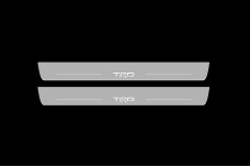 Led door sills Toyota Camry V50 2012-2018 with logo TRD (front doors)