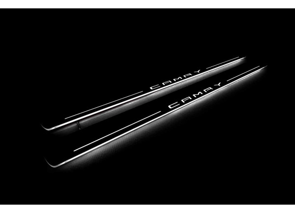 Led door sills Toyota Camry V70 2018-2024 (front doors) Led door sills Toyota Camry V70 2018-2024 (front doors)