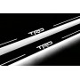 Led door sills Toyota Camry V70 2018-2024 with logo TRD (front doors) Led door sills Toyota Camry V70 2018-2024 with logo TRD (front doors)