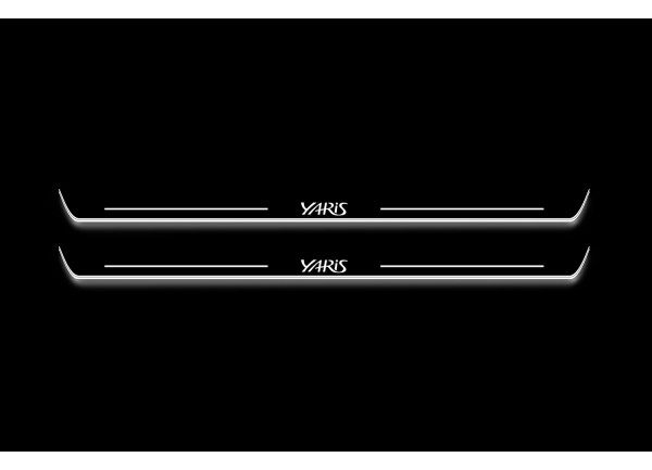 Led door sills Toyota Yaris III 2013-2020 (front doors) Led door sills Toyota Yaris III 2013-2020 (front doors)