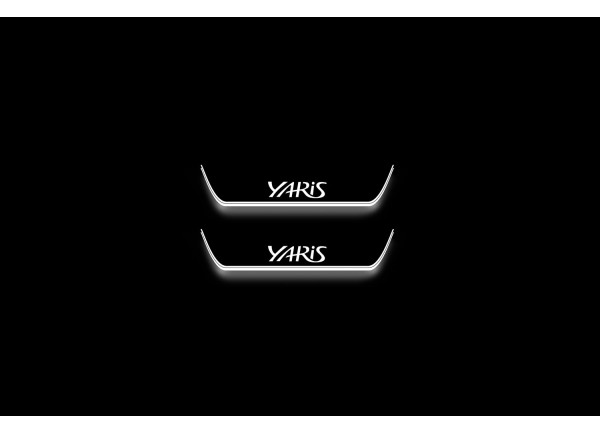 Led door sills Toyota Yaris III 2013-2020 (rear doors) Led door sills Toyota Yaris III 2013-2020 (rear doors)