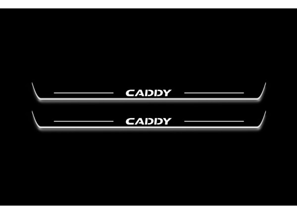 Led door sills Volkswagen Caddy IV 2020+ (front doors) Led door sills Volkswagen Caddy IV 2020+ (front doors)