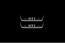Led door sills Volkswagen Golf VIII 2020+ with logo GTI (rear doors)