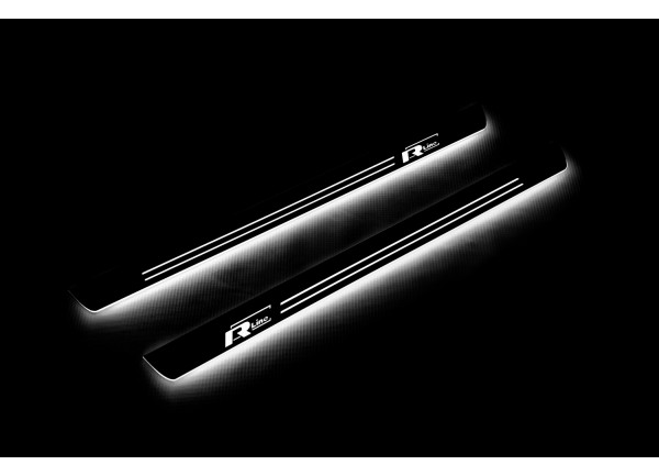 Led door sills Volkswagen Passat B6 2005-2010 with logo R-Line (front doors)