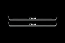 Led door sills Volkswagen Polo V 2009-2018 (front doors)