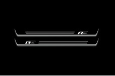 Led door sills Volkswagen Tiguan II 2016-2024 with logo R-Line (front doors)