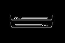 Led door sills Volkswagen Touareg II 2010-2018 with logo "R-Line" (front doors)