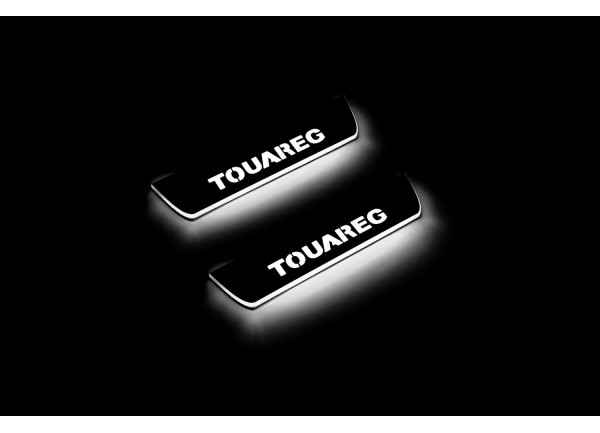 Led door sills Volkswagen Touareg II 2010-2018 (rear doors)