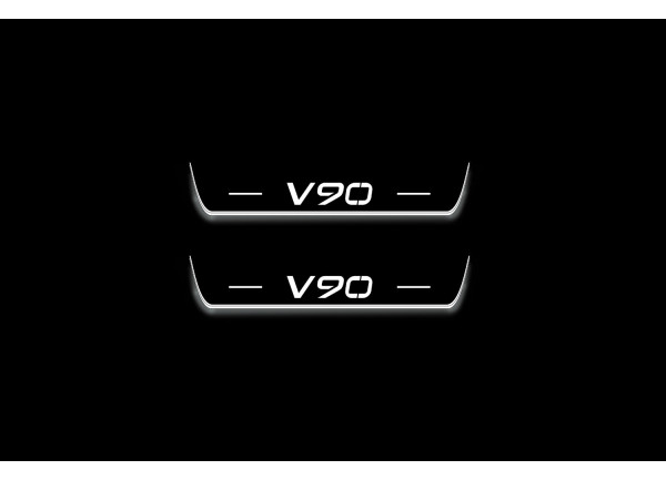 Led door sills Volvo V90 II 2016+ (rear doors)