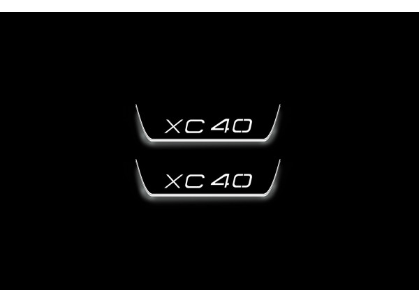 Led door sills Volvo XC40 2017+ (rear doors)