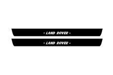 Led door sills Land Rover Discovery III 2004-2009 with logo Land Rover - (type ZBS) (front doors)