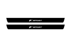 Led door sills Lexus ES VII 2018+ with logo F Sport - (type ZBS) (front doors)