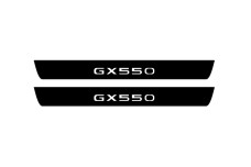 Led door sills Lexus GX III 2024+ with logo GX550 - (type ZBS) (front doors)