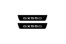 Led door sills Lexus GX III 2024+ with logo GX550 - (type ZBS) (rear doors)