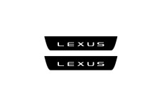 Led door sills Lexus GX III 2024+ with logo Lexus - (type ZBS) (rear doors)