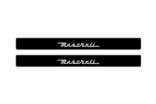 Led door sills Maserati Ghibli III 2013+ with logo Maserati - (type ZBS) (front doors)
