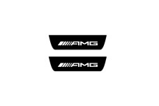 Led door sills Mercedes A W177 2018+ with logo AMG - (type ZBS) (rear doors)