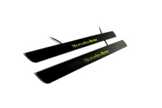 Led door sills Mercedes C W204 2007-2014 - (type ZBS) (front doors)